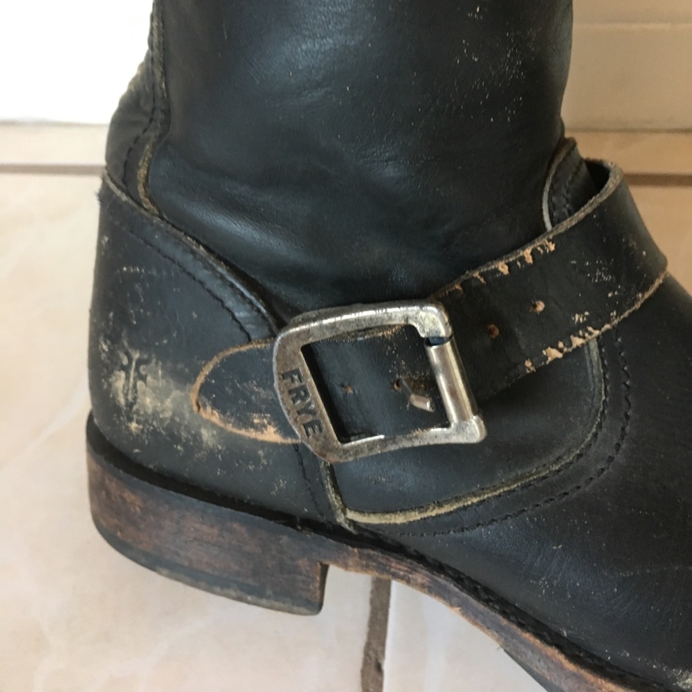 Distressed Veronica Slouch FRYE Leather Boots